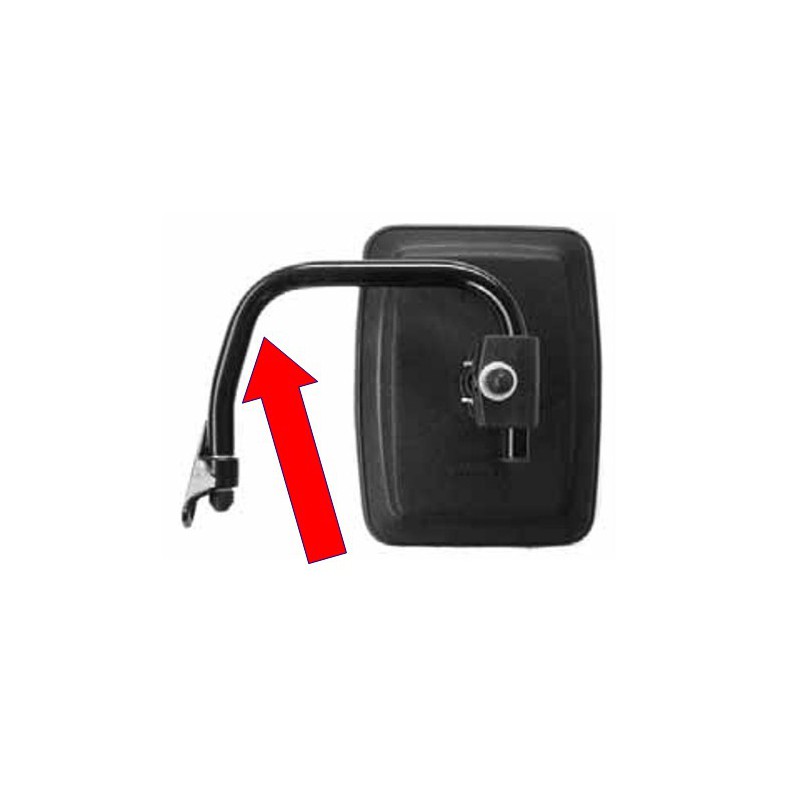 Specchio Retrovisore Sinistro Manuale Braccio Lungo - Per Fiat Ducato, Citroen Jumper, Peugeot Boxer (1999-2005)